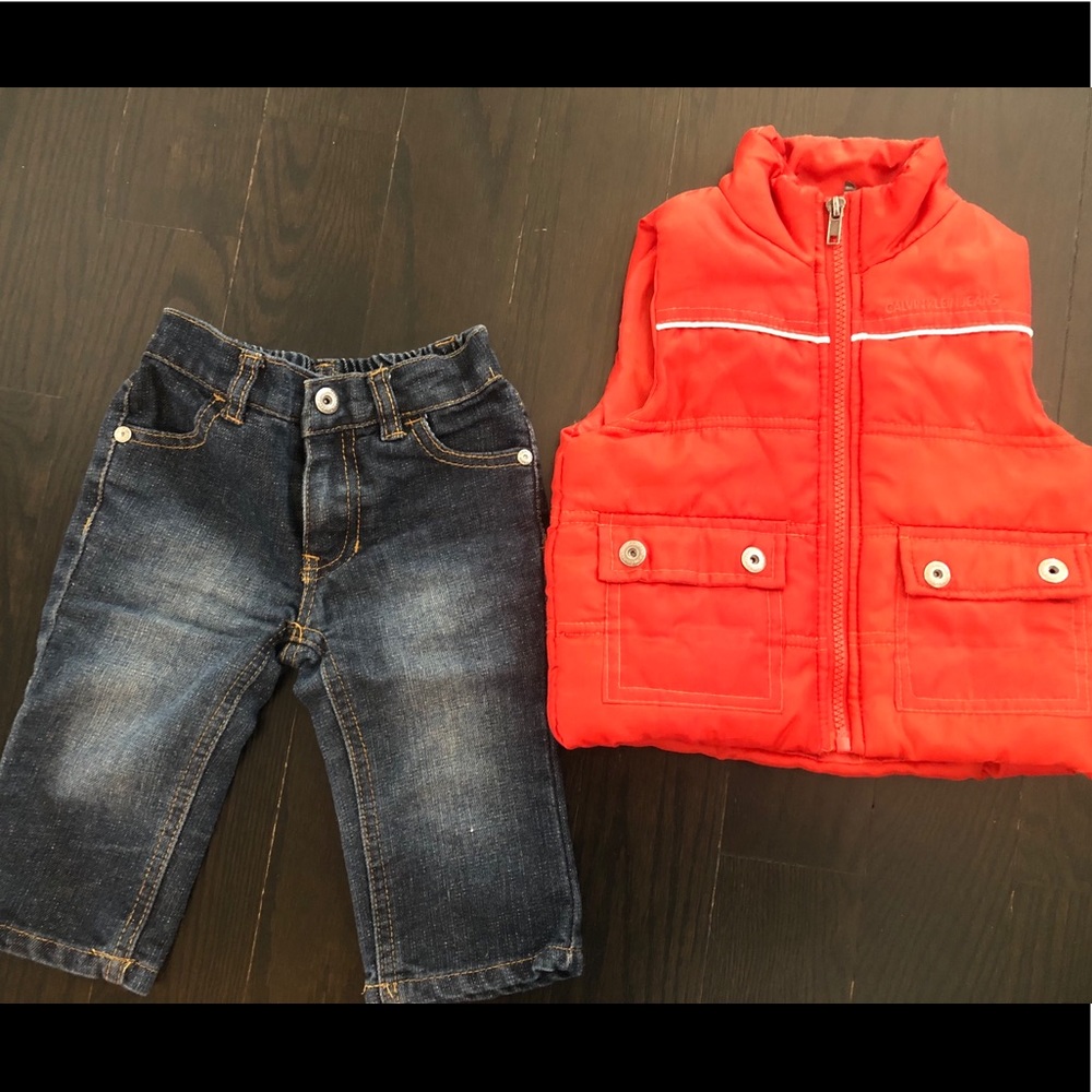 Calvin Klein best and jeans in 12M